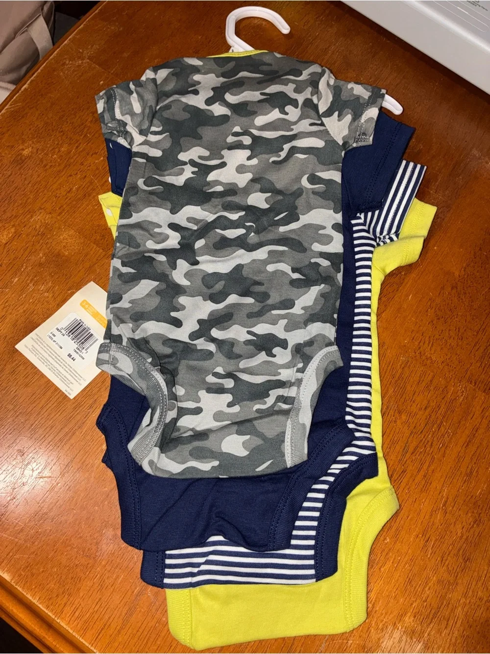 Gerber Yellow Dino Graphic Short-Sleeve Bodysuit